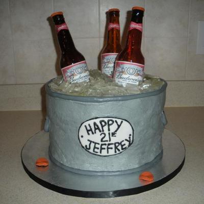 Bucket Of Beers Cake