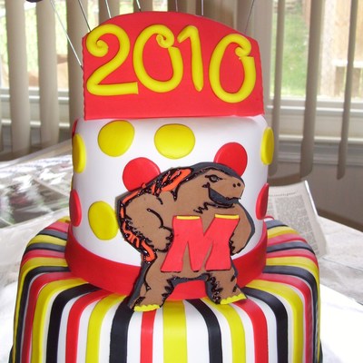 Maryland Terps Grad Cake