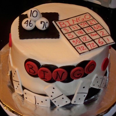 Domino Bingo Cake