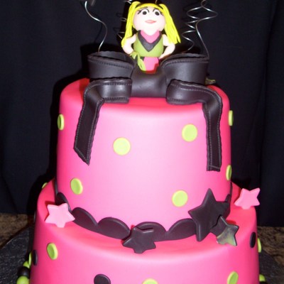 Polka Dot Cheer Cake