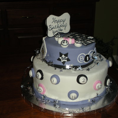 50Th Birthday Bingo Cake