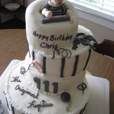Jail Birthday Cake