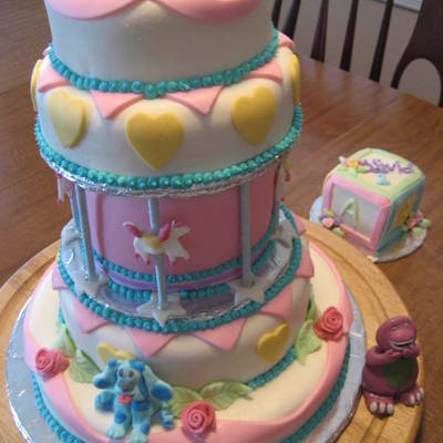 Carousel Birthday Cake