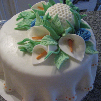 Golf Fundraiser Cake
