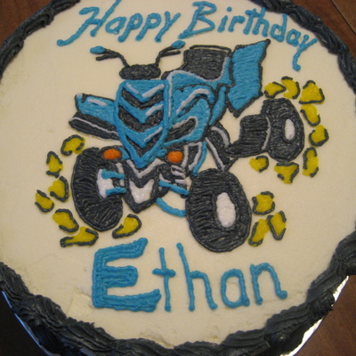 Dirt Bike Birthday Cake