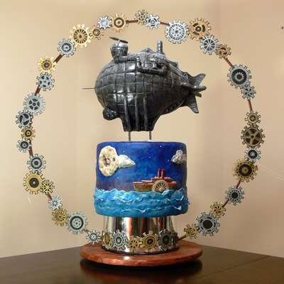 This Cake Was Inspired By The Steampunkesque Music Video Tonight Tonight By The Smashing Pumpkins It Is Really Weirdfascinating And I Sug