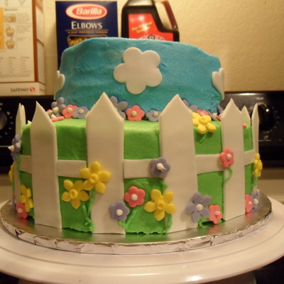 2 Sided Birthday/anniversary Cake