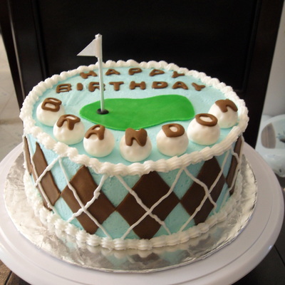Golf Birthday Cake