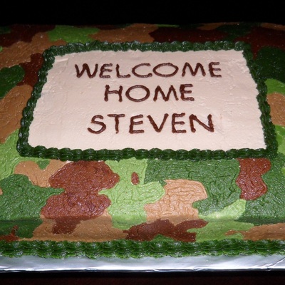Army Camo Cake