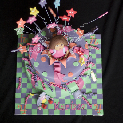 Dora The Explorer Exploding Birthday Cake