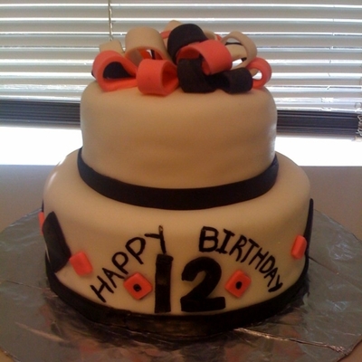 Formal 12Th Birthday Cake