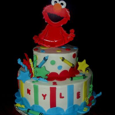 Elmo Birthday Cake