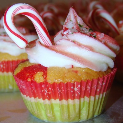 Candy Cane Cupacakes