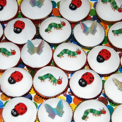 Eric Carle Cupcakes