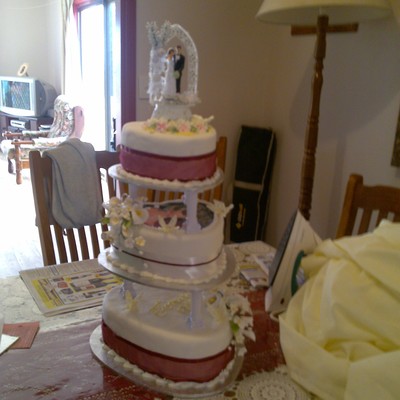 Heart Wedding Cake