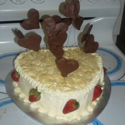 Heart Birthday Cake