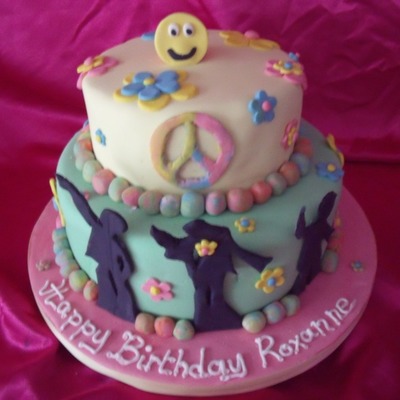 60's Theme Cake