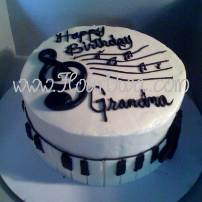 Piano/music Cake