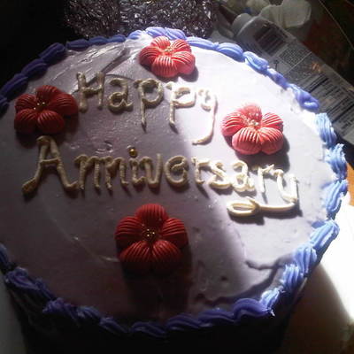 My Brother And His Wife's Anniversary Cake