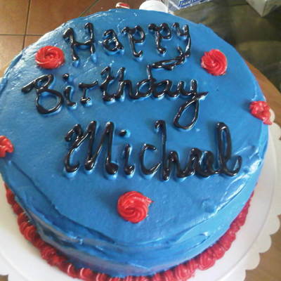 My Hairdressers Sons B-Day Cake.