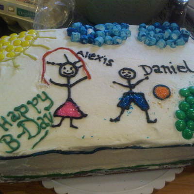 My Childrens Birthday Cake