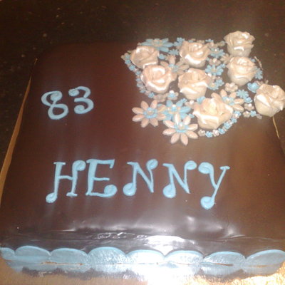 Ganache Chocolate Cake