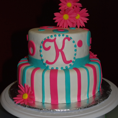 Hot Pink And Turquoise Wedding