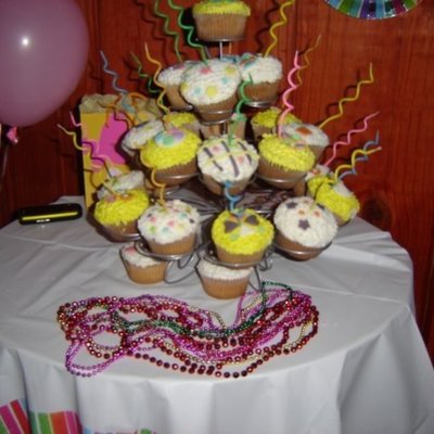 Mardigrass Cupcakes