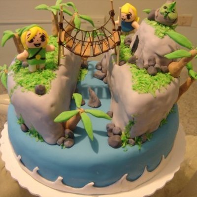 Leyend Of Zelda Cake