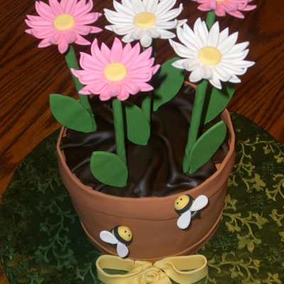 Flower Pot Cake