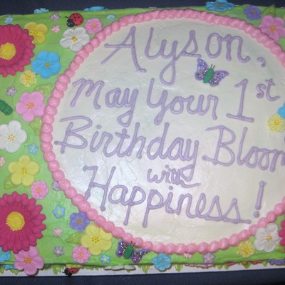 Blooming 1St Birthday