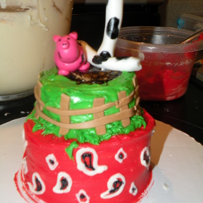 Farm Crash Cake