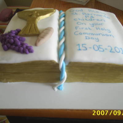 First Communion Cake Bible