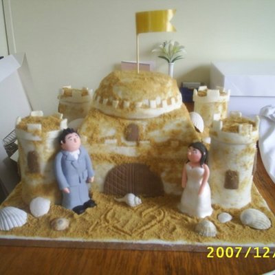 Sandcastle Cake