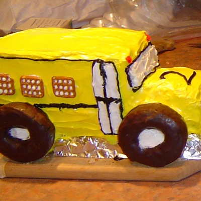 School Bus Cake