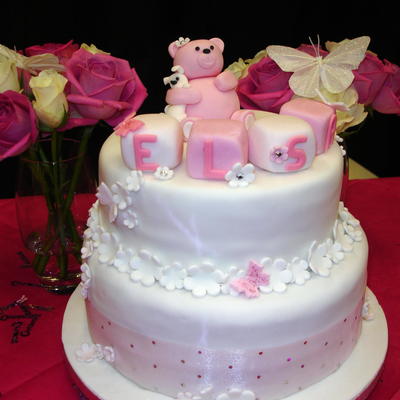 Elsa's Christening Cake