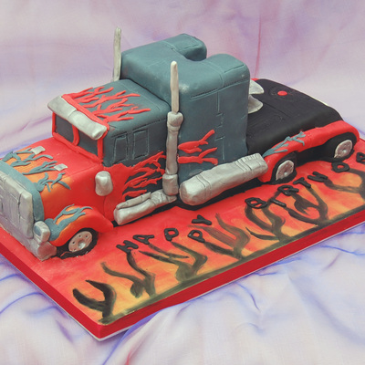Optimus Prime Cake