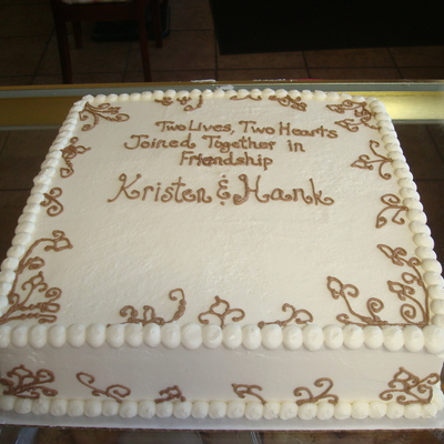 Brown And White Bridal Shower