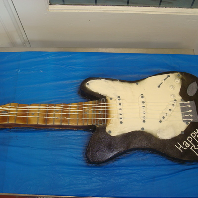 Fender Guitar Cake