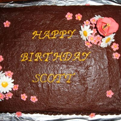 Flower Birthday Cake