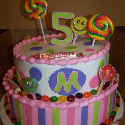 Girls Candy Cake