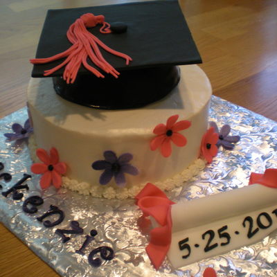 Girlie Grad Cake