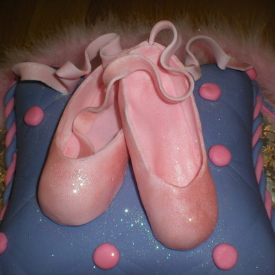 Ballet Shoes On Pillow