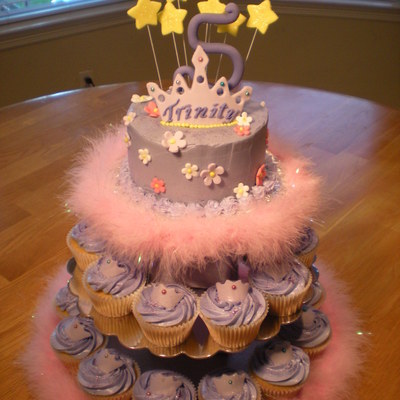 Tiara Cupcakes For A Little Princess