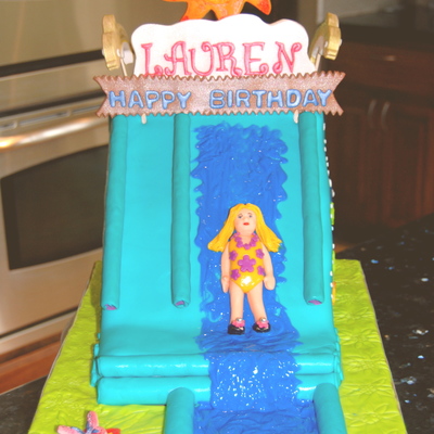 Water Slide Cake