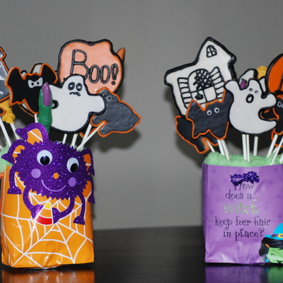 Halloween Cookie Arrangement