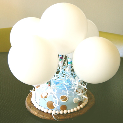 Birthday Cake With Balloons