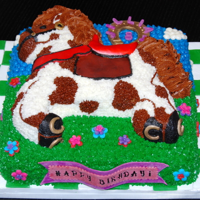 Cake With The Horse