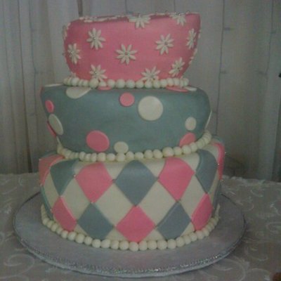 10Th Anniversary Topsy Turvy Cake