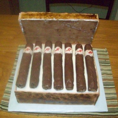 Cigar Humidor Cake